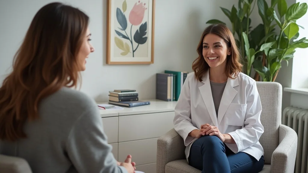Brighton psychosexual therapist in private office, welcoming an individual client for therapy and counselling.