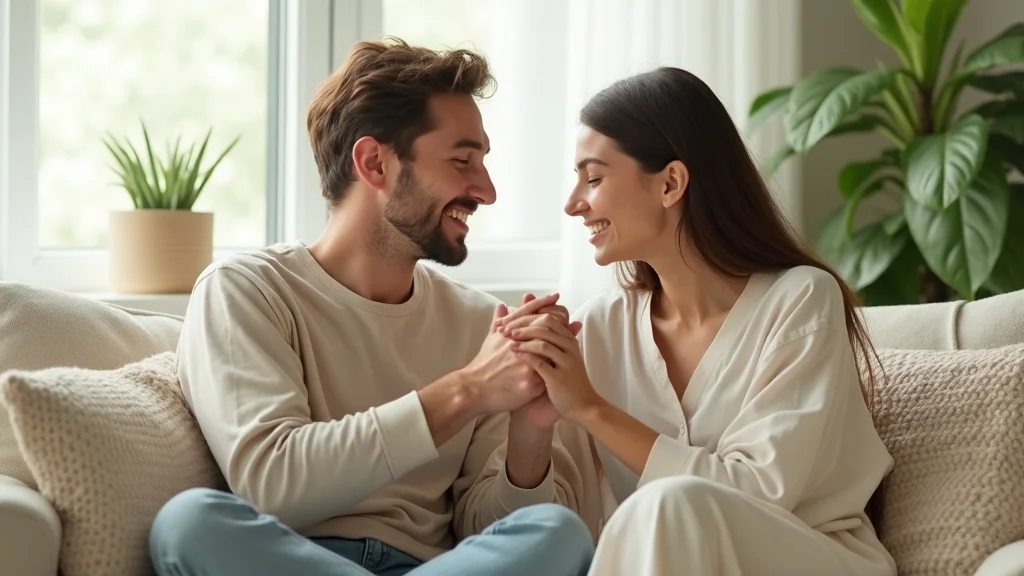 Hopeful couple after infidelity counselling in Henfield