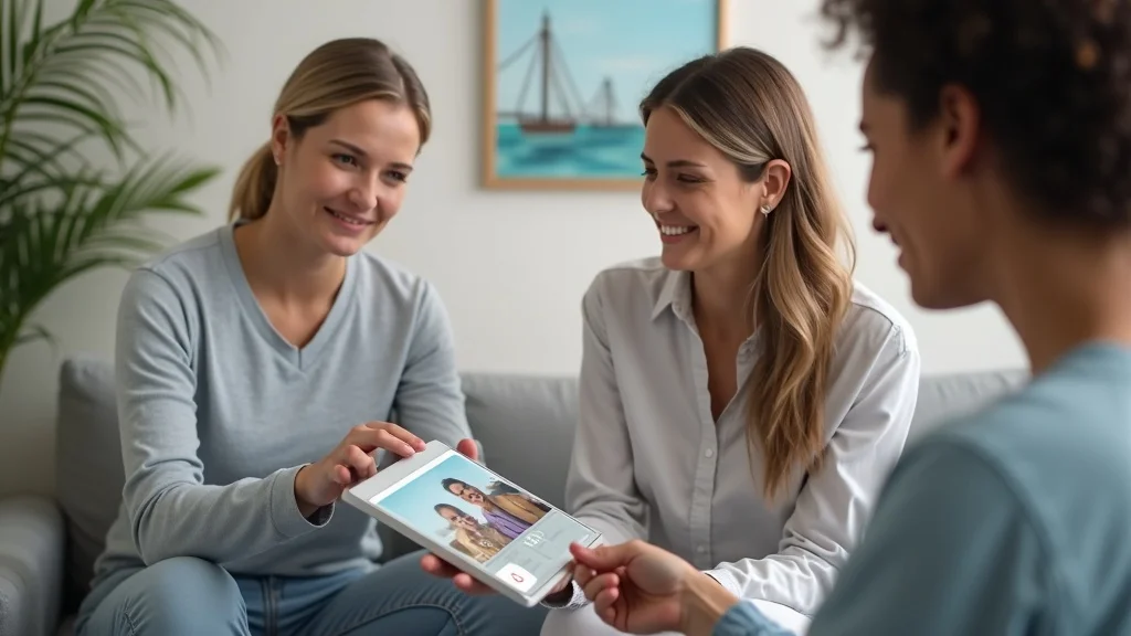 Empathetic therapist guiding a couple through Brighton infidelity counselling on a video call.