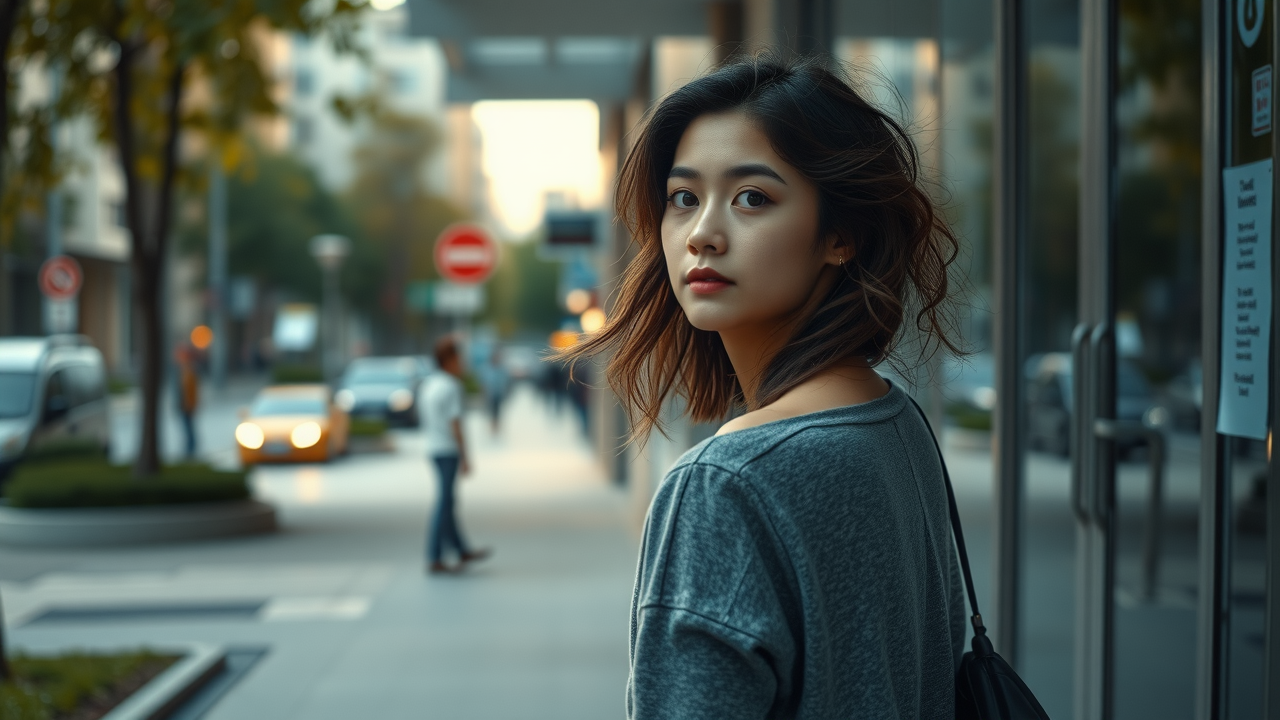 young adult outside a counselling clinic contemplating therapy — breaking stigma around professional counselling services