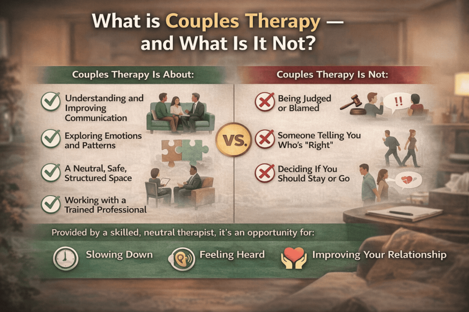 Couples therapy Brighton and Hove - what couples therapy is and what it isnt.